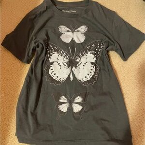 Grayson Threads Charcoal Butterfly Kids T-Shirt